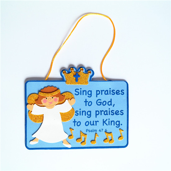 Sing For the King Sign Craft Kit